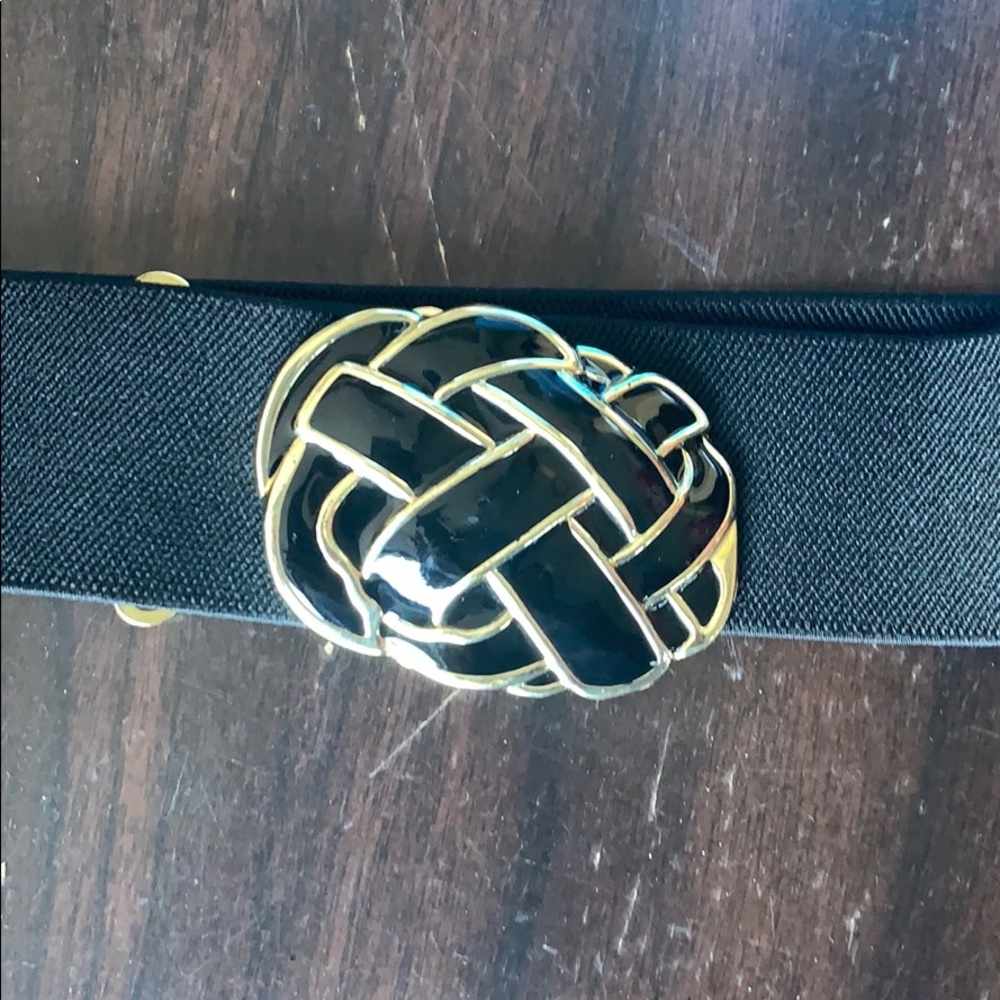 Gold and black belt